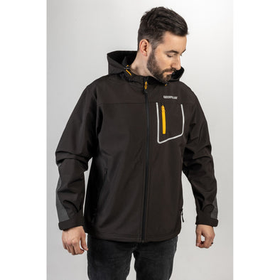 Capstone Hooded Soft Shell Jacket Small Black