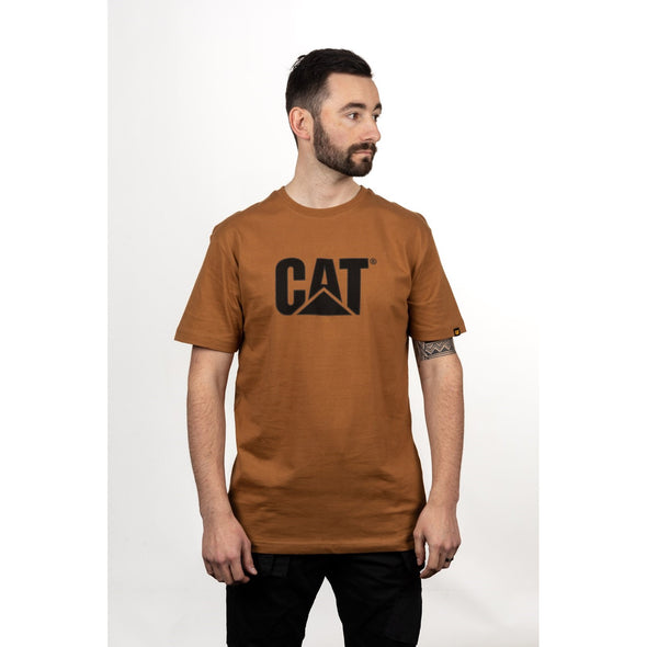 Trademark Logo T-Shirt Brown 3XL