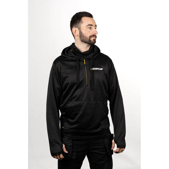 Guardian Quarter Zip Hoodie Black Small