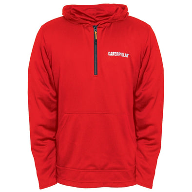 Guardian Quarter Zip Hoodie Red Large