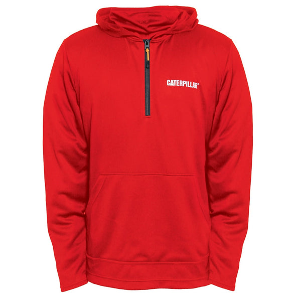 Guardian Quarter Zip Hoodie Red Large