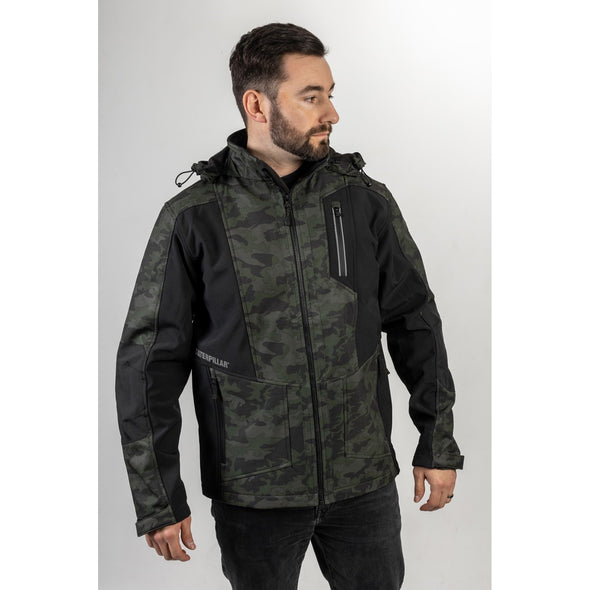 Mercury Soft Shell Jacket Camouflage Small