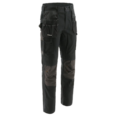 Essentials Knee Pocket Work Trouser Black 36"