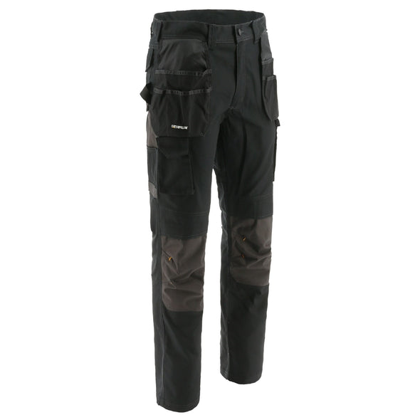 Essentials Knee Pocket Work Trouser Black 34"