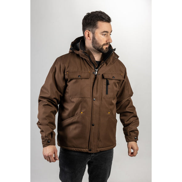 Stealth Insulated Workwear Jacket Brown 4XL