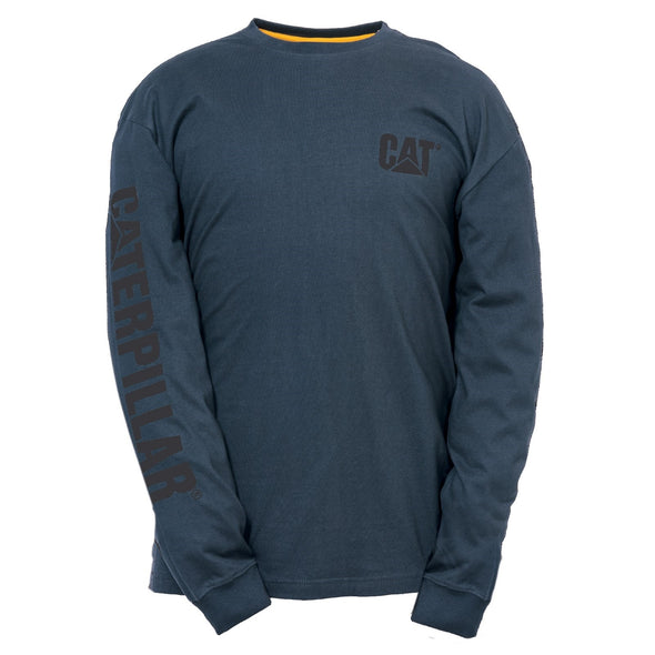 Trademark Banner Long Sleeve T-Shirt Blue Medium