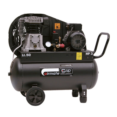 SIP Airmate TN3/50-SRB Belt Drive Air Compressor, 10bar (4726193618998)