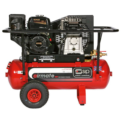 SIP Airmate Industrial Super ISKP7/50 Air Compressor with Kohler Engine, 10 bar (4725264875574)