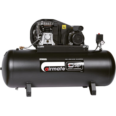 SIP Airmate TN3/200-SRB Belt Drive Air Compressor, 10 bar (4726183133238)