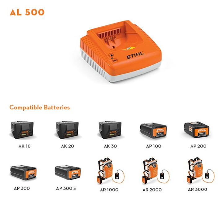 Stihl AL 500 quick charger (highly-recommended for AR system batteries) (4740248141878)